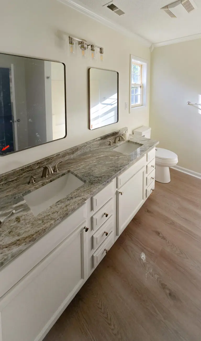 newly remodeled bathroom