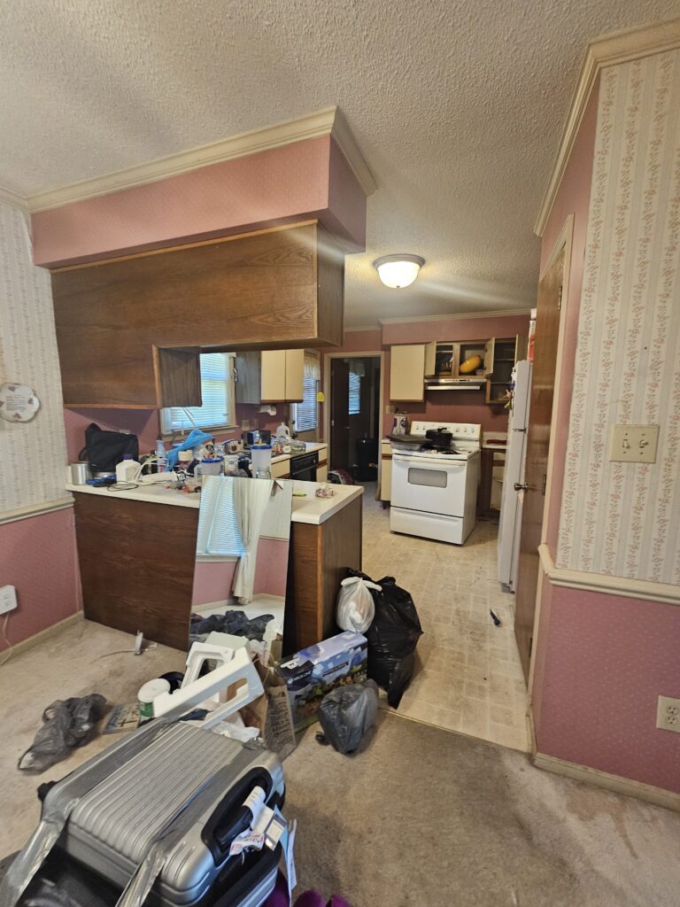 before photo of kitchen remodel