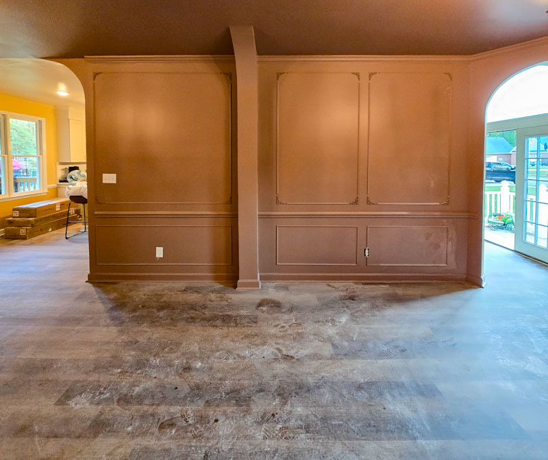 newly renovated great room