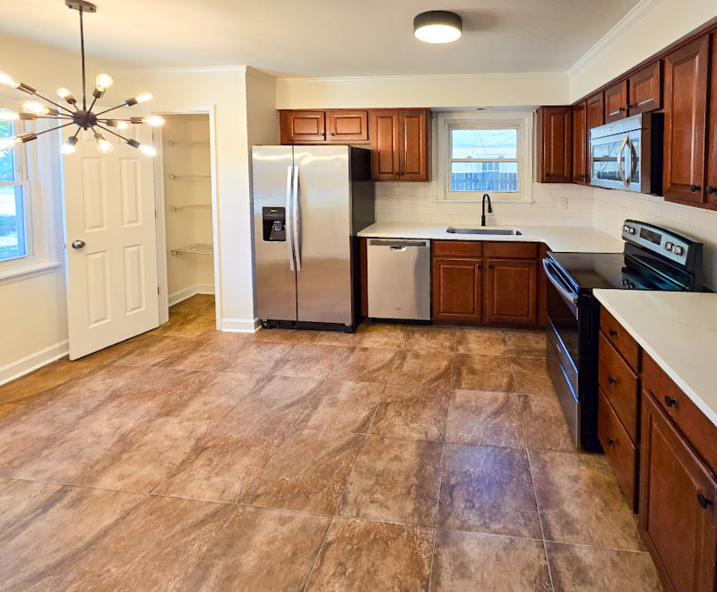 kitchen renovation by a licensed contractor
