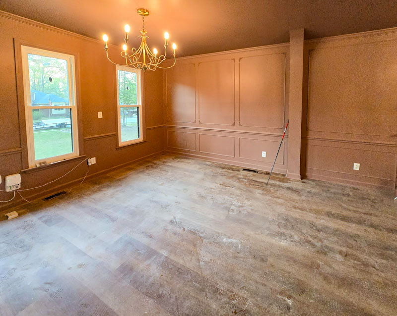 newly remodeled great room